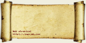 Tijana Veškovac vizit kartica